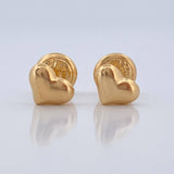 Topos Corazón 0.55gr / 6.13mm Oro Amarillo 18K %