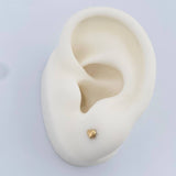 Topos Corazón 0.45gr / 3.37mm Oro Amarillo 18K %
