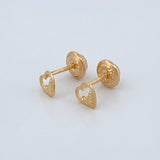 Topos Silueta Corazón 0.6gr / 5.38mm Oro Amarillo 18K %