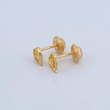 Topos Corazón 0.8gr / 5.8mm Oro Amarillo 18K %