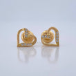 Topos Corazón 0.95gr / 8.4mm Oro Amarillo 18K %