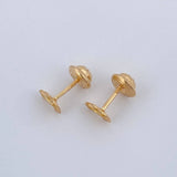Topos Cruz Cristo 0.7gr / 5.2mm Oro Amarillo 18K %