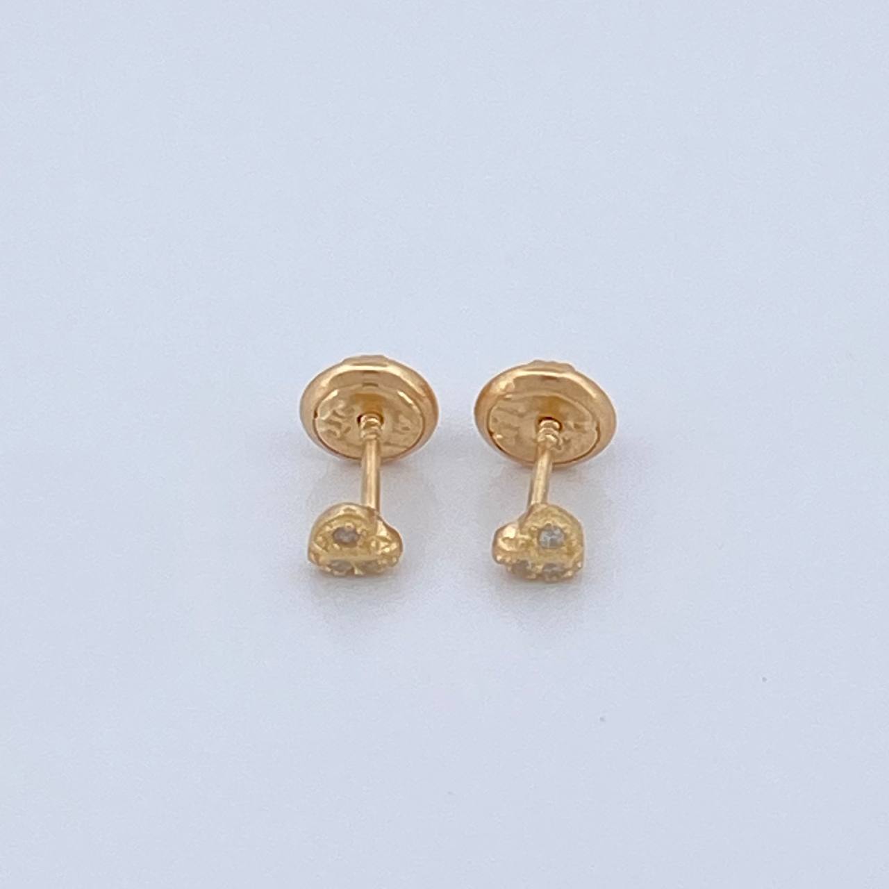 Topos Corazón 0.65gr / 3.6mm Oro Amarillo 18K %