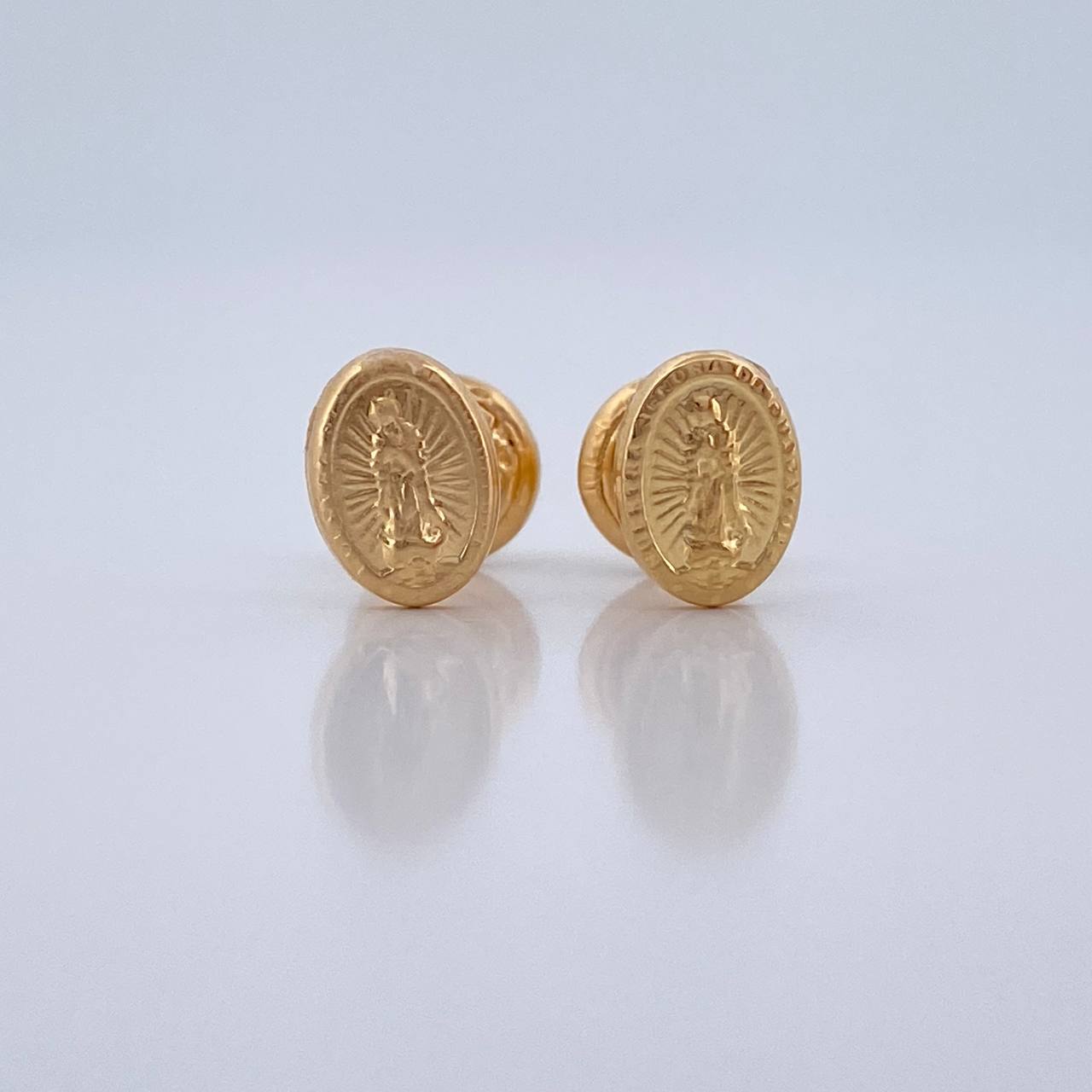 Topos Virgen Guadalupe 0.6gr / 5.08mm Oro Amarillo 18K %
