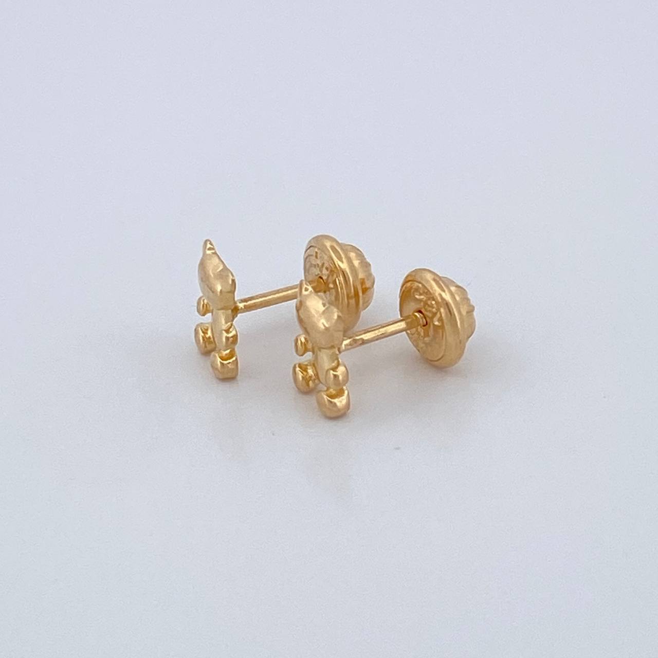 Topos Oso 0.95gr / 4.4mm Oro Amarillo 18K %