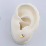 Topos Rayo 0.75gr / 2.43mm Oro Amarillo 18K %