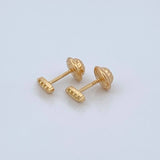 Topos Rayo 0.75gr / 2.43mm Oro Amarillo 18K %