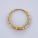 Anillo Fe 1.7gr / T6 1/2 / Dos Oros Amarillo Blanco 18K %