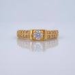 Anillo Churumbela Solitario Corazon 2.8gr / T6 1/2 / Oro Amarillo 18K %