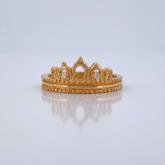Anillo Tiara 2.8gr / T6 1/4 / Oro Amarillo 18K %