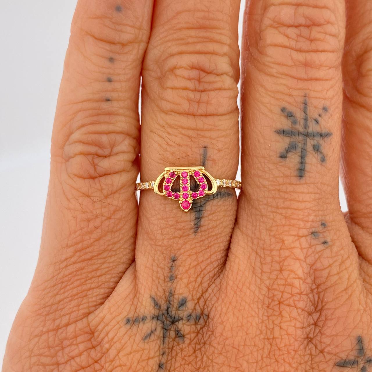 Anillo Corona 1.45gr / T6 3/4 / Oro Amarillo 18K %