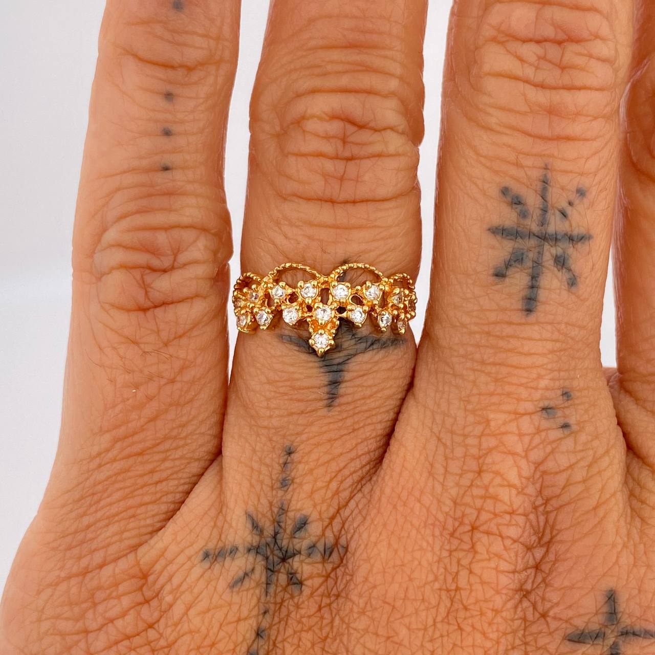 Anillo Tiara 2gr / T6 / Oro Amarillo 18K %