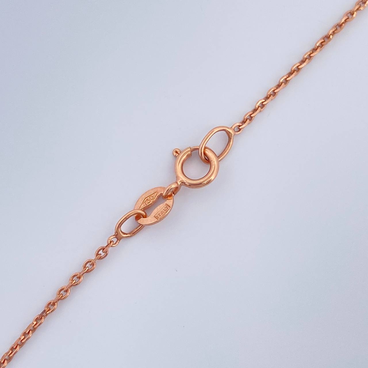 Cadena Aro Seguido 1.55gr / 44.6cm / 0.75mm Oro Rosa +3 18K %