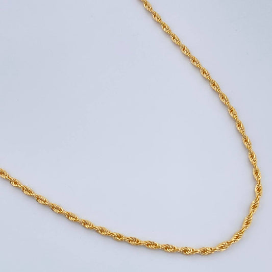 Cadena Lazo 1.05gr / 39.8cm / 1.45mm Oro Amarillo +3 18K %