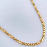 Cadena Franco 17.75gr / 60cm / 3.5mm Dos Oros Amarillo Blanco +3 18K %