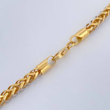 Cadena Franco 17.75gr / 60cm / 3.5mm Dos Oros Amarillo Blanco +3 18K %