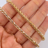 Cadena Franco 17.75gr / 60cm / 3.5mm Dos Oros Amarillo Blanco +3 18K %