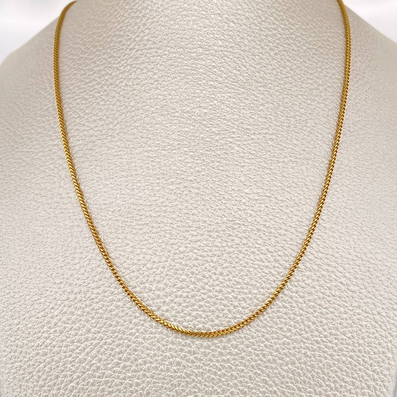 Cadena Franco Especial 6.65gr / 60.3cm / 1.18mm Oro Amarillo +3 18K %