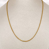 Cadena Franco Especial 6.65gr / 60.3cm / 1.18mm Oro Amarillo +3 18K %