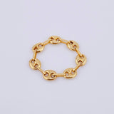 Anillo Gc 0.8gr / T4 - T4 1/4 / 4.15mm Oro Amarillo 18K