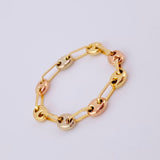 Anillo Gc 0.65gr / T7 3/4-T7 1/2 / 3.45mm Tres Oros 18K ©