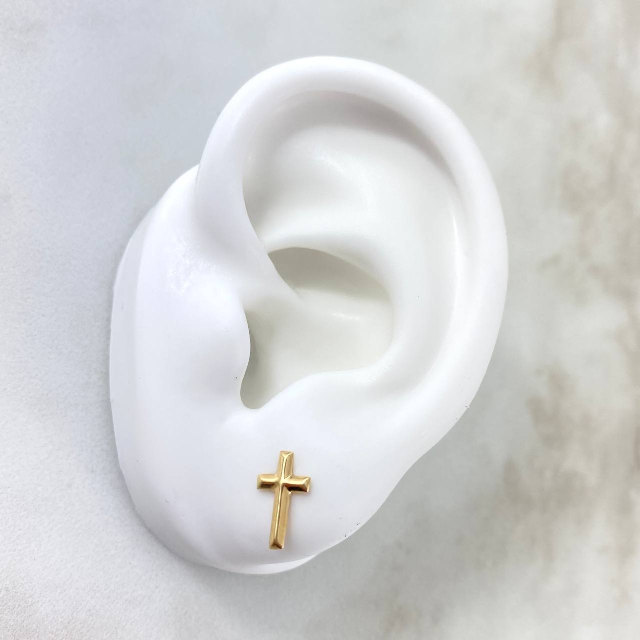 Topos Crúz 0.5gr / 1cm / Oro Amarillo 18K ©