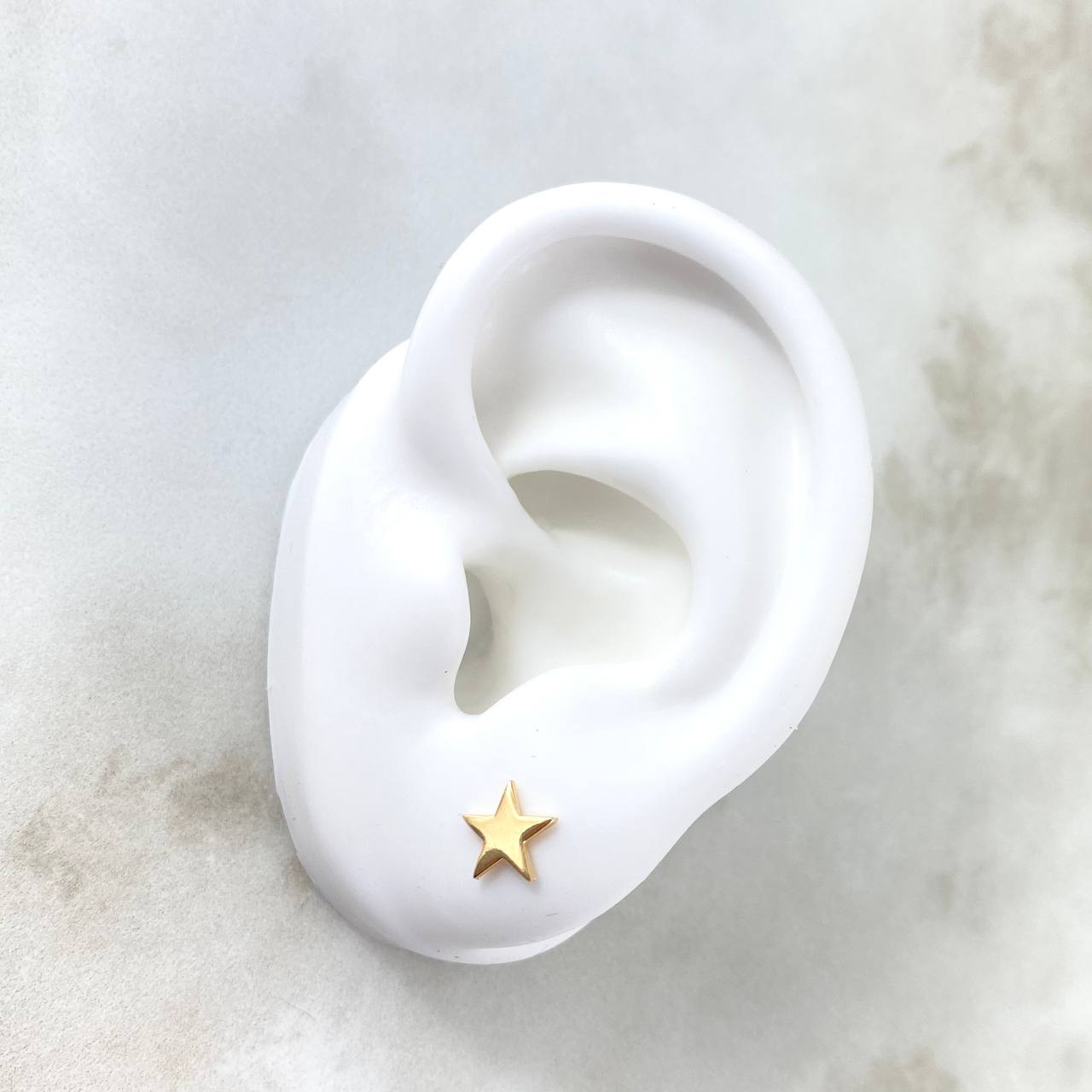 Topos Estrella 0.8gr / Oro Amarillo