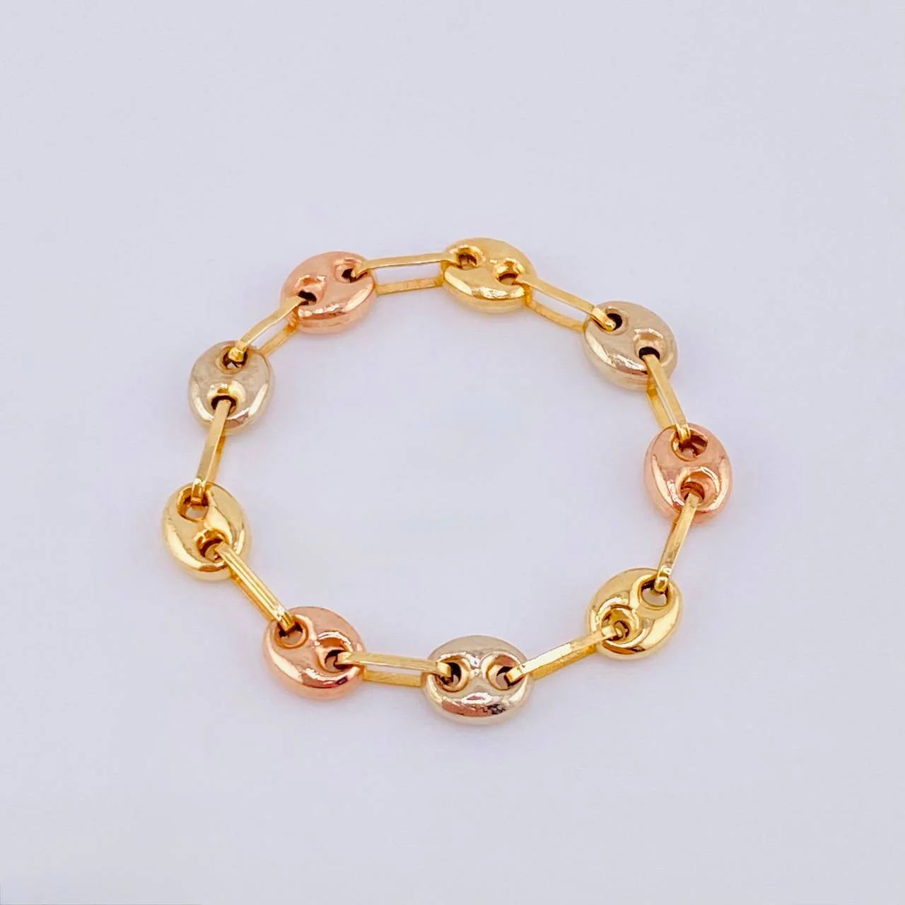 Anillo Gc 0.95 g / T12 3/4 - 12 1/2 Tres Oros 18K