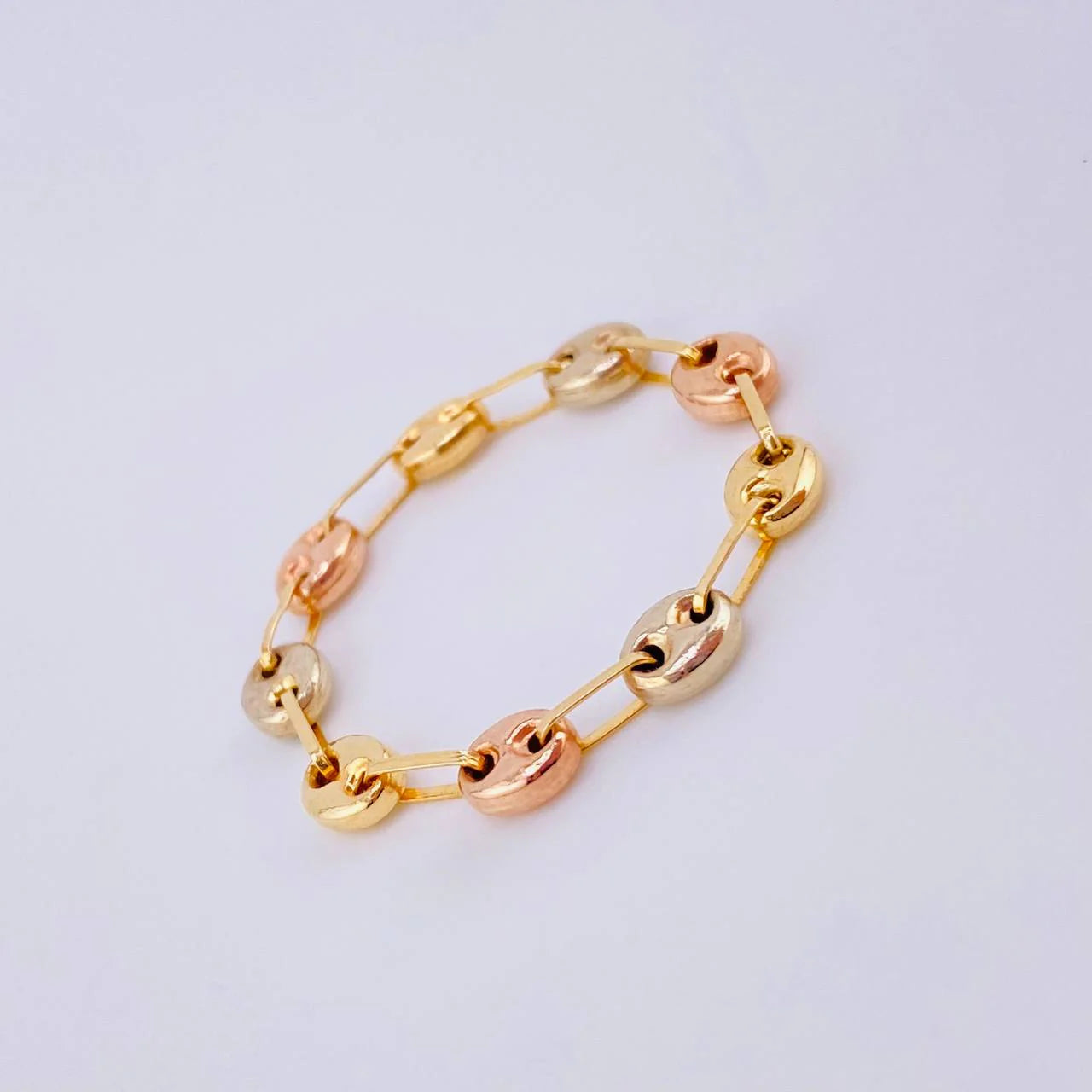 Anillo Gc 0.95 g / T12 3/4 - 12 1/2 Tres Oros 18K