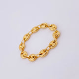 Anillo Gc Diamantado 1.15gr / T10 1/2 - T10 3/4 / 4mm Oro Amarillo 18K