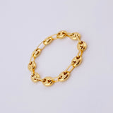 Anillo Gc 0.65gr / T8 1/4 - T8 3/4 / 3.3mm Oro Amarillo 18K