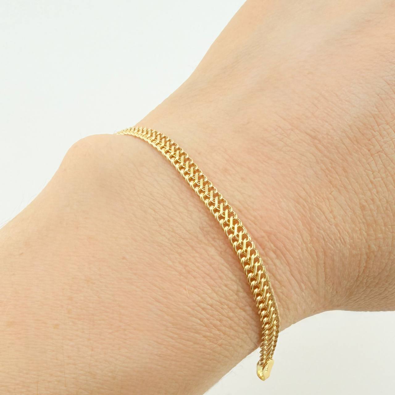 Pulso Sedusa 1.8gr / 17cm / 3.8mm Oro Amarillo +3 18K