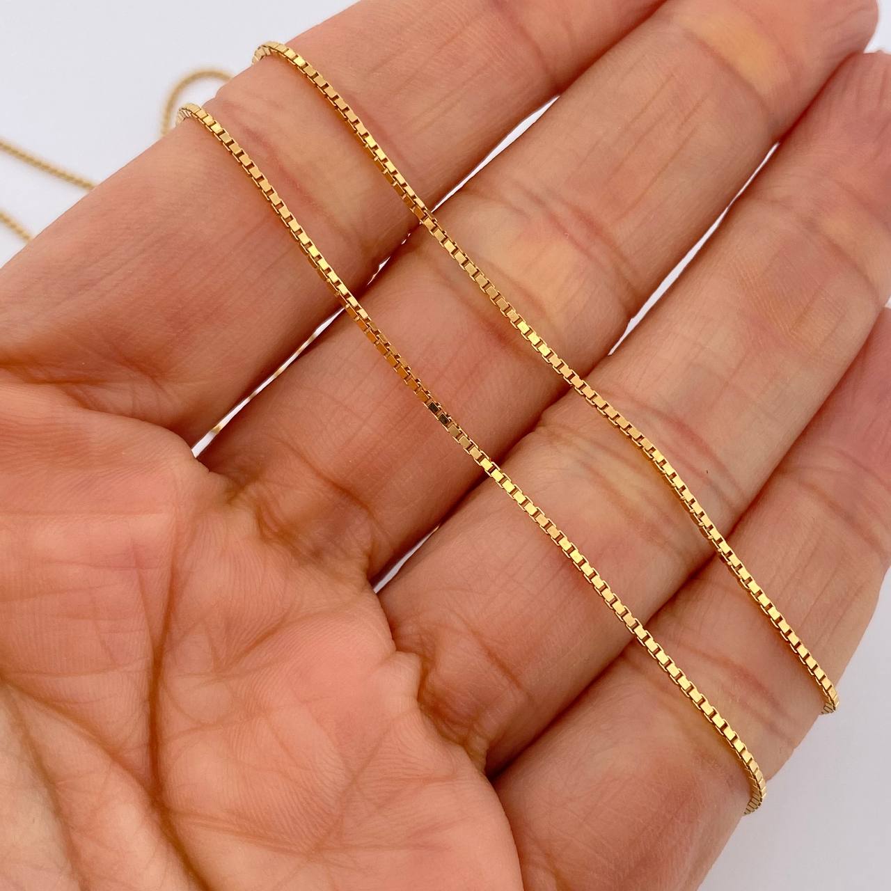 Cadena Veneciana 5.35gr / 70cm / 1mm Oro Amarillo +3 18K %