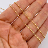 Cadena Veneciana 5.35gr / 70cm / 1mm Oro Amarillo +3 18K %