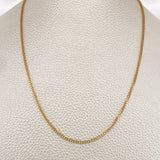 Cadena Veneciana 6.4gr / 60cm / 1mm Dos Oros  Amarillo Blanco +3 18K %