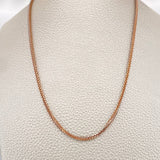 Cadena Franco 5.45gr / 60cm / 1.6mm Dos Oros Blanco Rosa +3 18K %