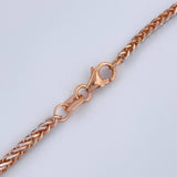 Cadena Franco 5.45gr / 60cm / 1.6mm Dos Oros Blanco Rosa +3 18K %