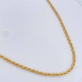 Cadena Lazo 7.6gr / 60cm / 2.9mm Oro Amarillo +3 18K %