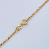 Cadena Lazo 1.1gr / 60cm / 1mm Oro Amarillo +3 18K %