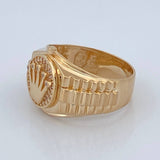 Anillo Correa Corona 7.05gr / T9 1/2 / Oro Amarillo 18K %