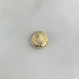 Herraje Virgen de Guadalupe 0.45gr / 1cm / Tambor Oro Amarillo