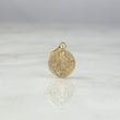 Dije San Benito 0.75gr / 2.2cm / Troquelado Oro Amarillo