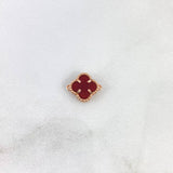 Herraje Trebol VCyA 0.9gr / 1.3cm / Ámbar Rojo Oro Rosa +4 *