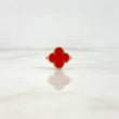 Herraje Trebol VCyA 1.55gr / 1.6cm / Agata Roja Oro Rosa +4 *