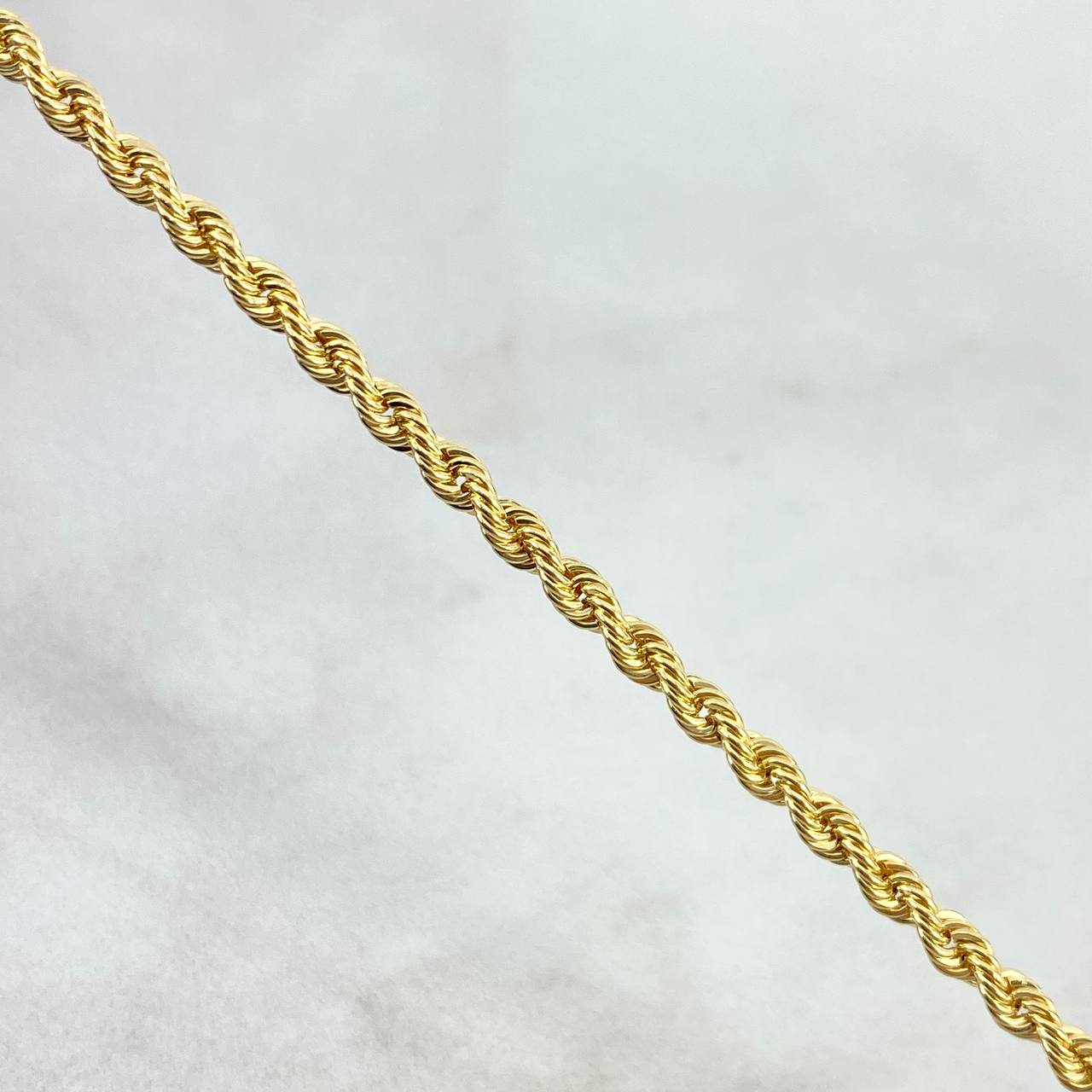 Cadena Lazo 8.95gr / 50cm / 3.8mm Oro Amarillo +3 18K *