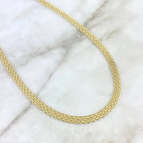 Cadena China 13.95gr / 70cm / 6.5mm Oro Amarillo +0