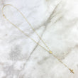 Rosario Virgen Milagrosa 2.8gr / 40cm-50cm / 2mm Bolas Lisas Oro Amarillo +4