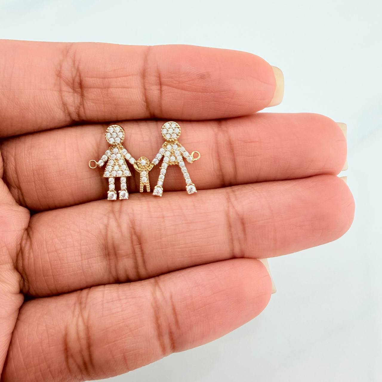 Herraje Familia 1.7gr / 2.3cm / Oro Amarillo 18K %