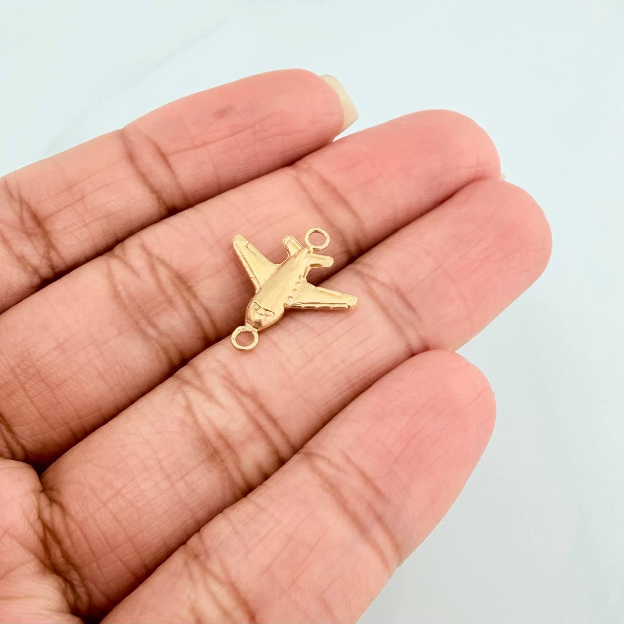 Herraje Avion 0.5gr / 1.7cm / Oro Amarillo 18K %