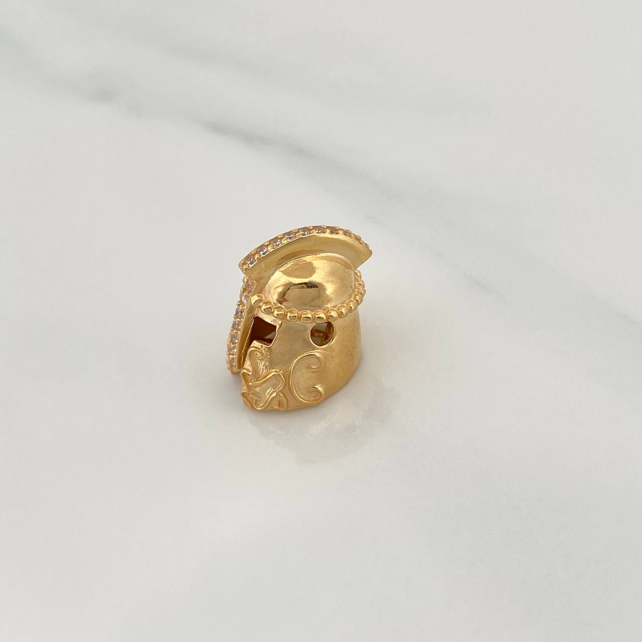 Herraje Casco Espartano 3.1gr / 1.1cm / Oro Amarillo 18K %